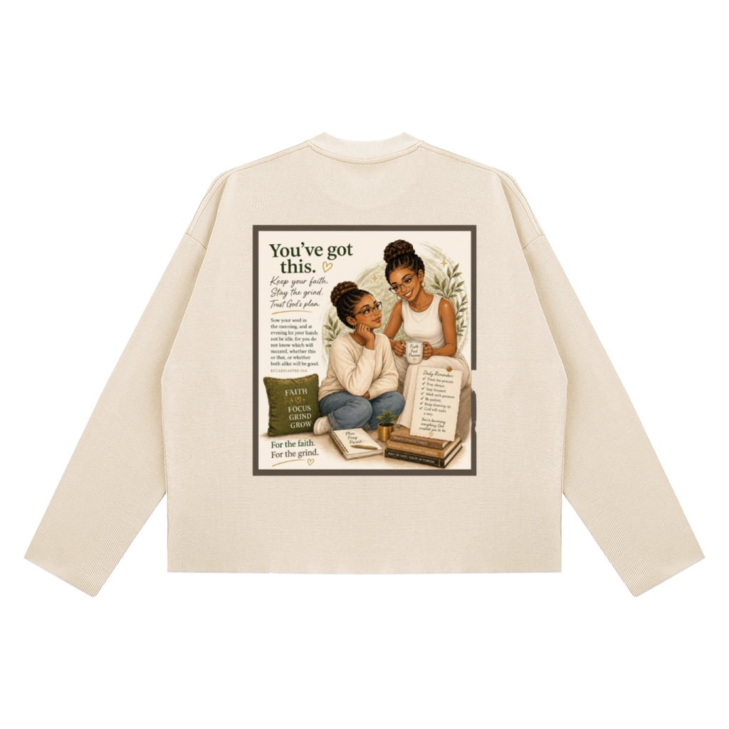 Unisex Vintage Wash Boxy  Waffle Raw Edge T-Shirt